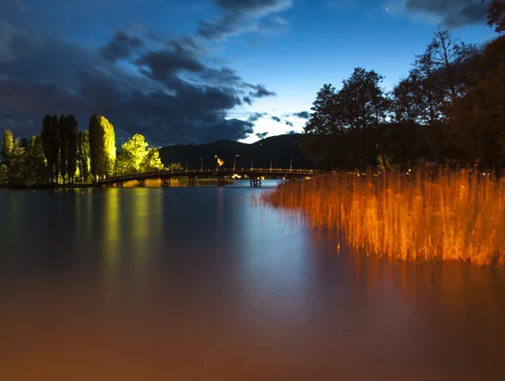 Urlaub-mit-Hund: Abendstimmung am See - Accanto Appartements