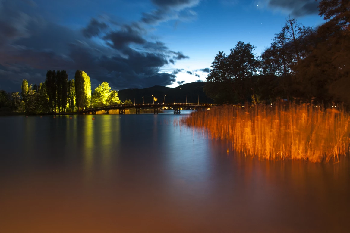 Urlaub-mit-Hund: Abendstimmung am See - Accanto Appartements