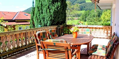 Hundehotel - WLAN - Berchtesgaden - Die Terrasse - Gästehaus Horizont - Ferienwohnungen
