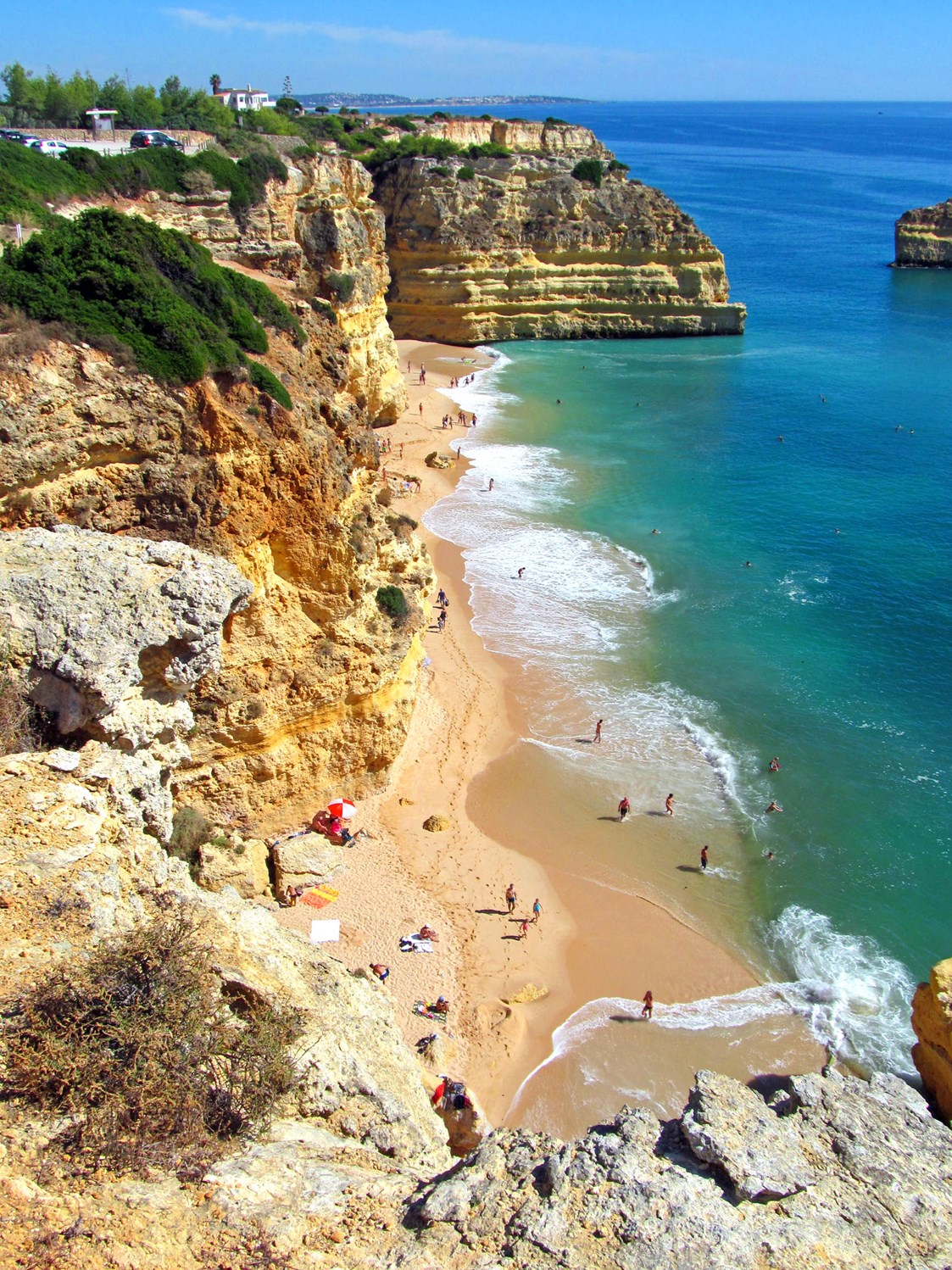 Urlaub-mit-Hund: Blick über den Strand - Casa Blue Horizon by Algarve Luxury Flat