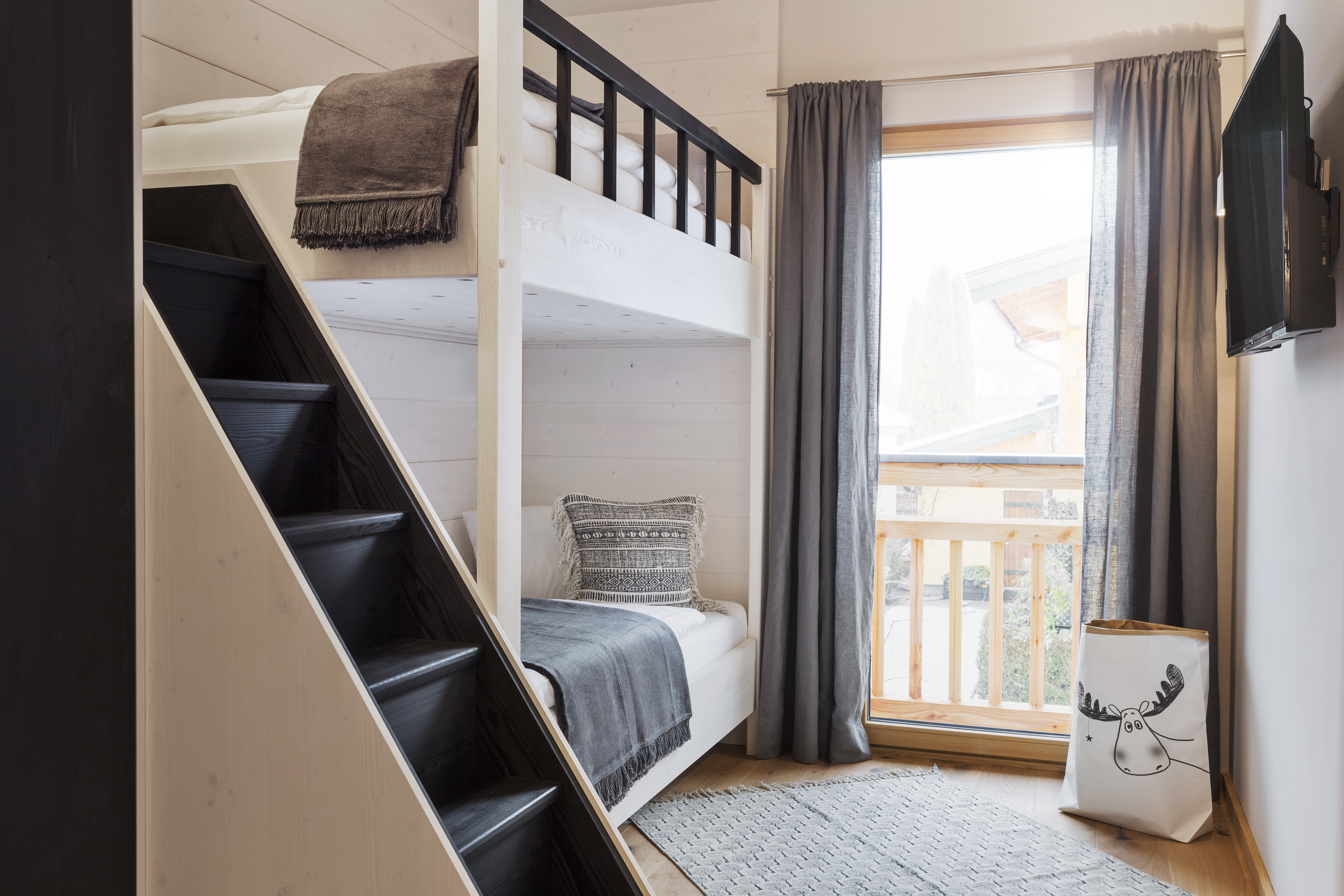 Urlaub-mit-Hund: Schlafzimmer im Appartement #3 - Boutique-Appartements Bewegte Berge