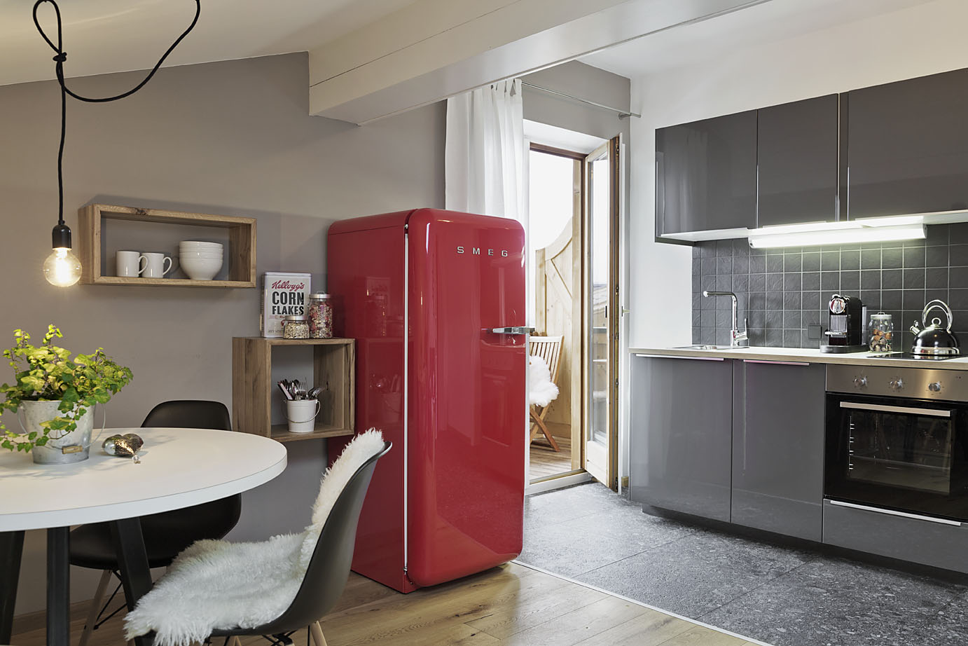 Urlaub-mit-Hund: Küche im Appartement #5 - Boutique-Appartements Bewegte Berge