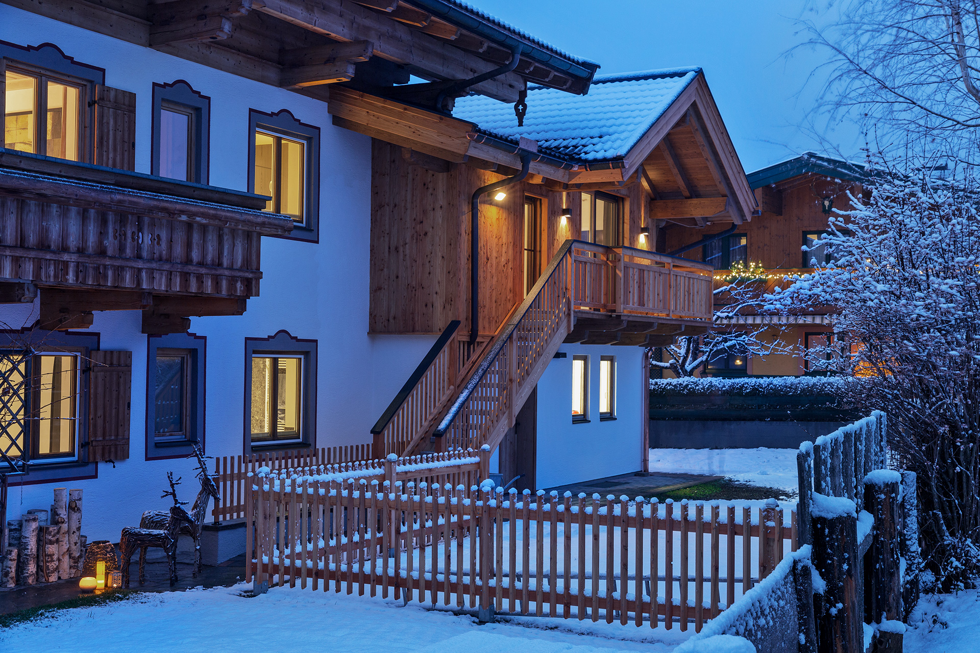 Urlaub-mit-Hund: Winterstimmung - Boutique-Appartements Bewegte Berge