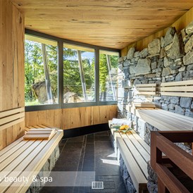 Urlaub-mit-Hund: Steinöl Sauna  - Lenkerhof gourmet spa resort - Realais & Châteaux
