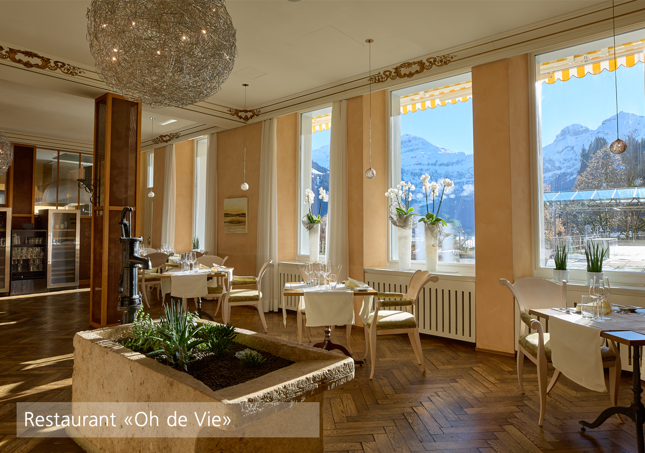 Urlaub-mit-Hund: Restaurant "Oh de Vie" - Lenkerhof gourmet spa resort - Relais & Châteaux