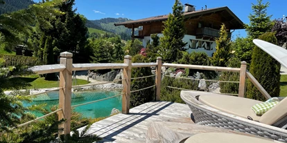 Hundehotel - Pools: Schwimmteich - Naturbadeteich - Vitalhotel Sonnenhof ****s