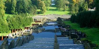 Hundehotel - Unterkunftsart: Hotel - Göttingen - Wasserspiele im Bergpark Wilhelmshöhe (jährlich vom 01.05. - 03.10. mittwochs, sonn- und feiertags) - Waldhotel Schäferberg